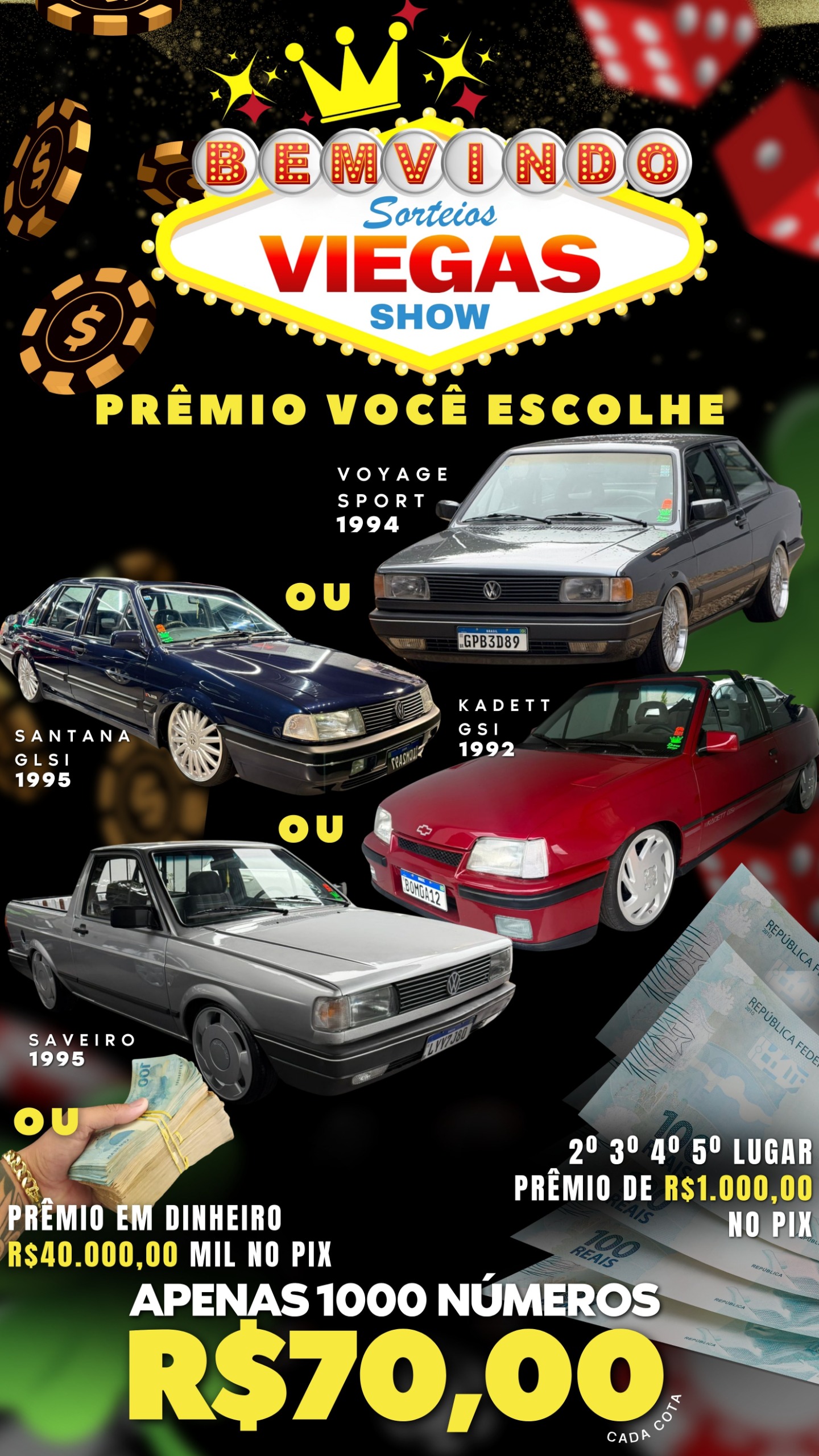 kadett92/saveiro95/santana95 ou voyage94 por apenas 70 reais